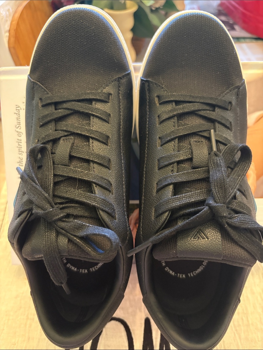 Vessi Women's Black Low-Top Knit Sneakers